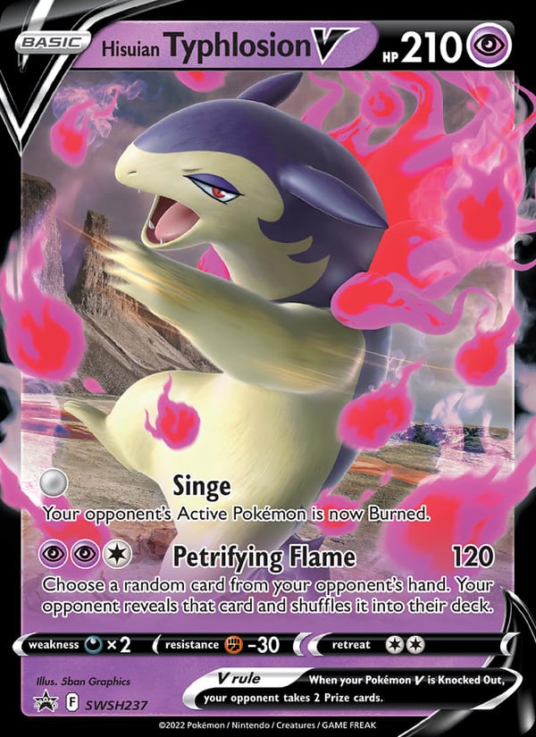 Hisuian Typhlosion V, SWSH: Sword & Shield Promo Cards · SWSH237