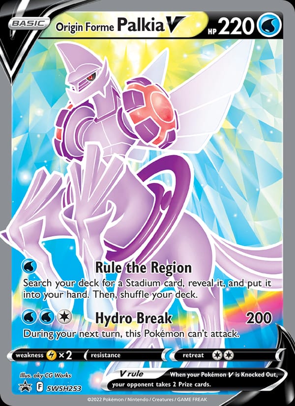 Origin Forme Palkia V, SWSH: Sword & Shield Promo Cards · SWSH253