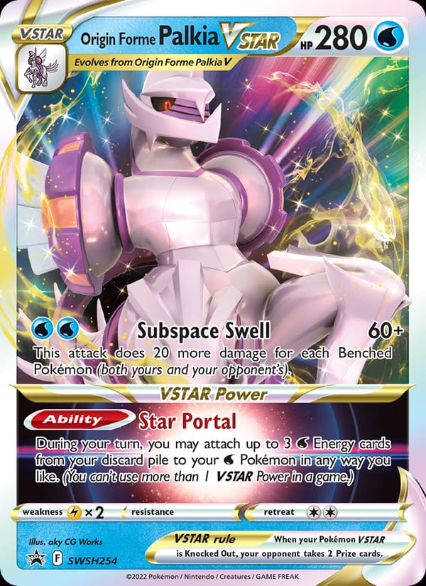 Origin Forme Palkia VSTAR, Jumbo Cards · SWSH254