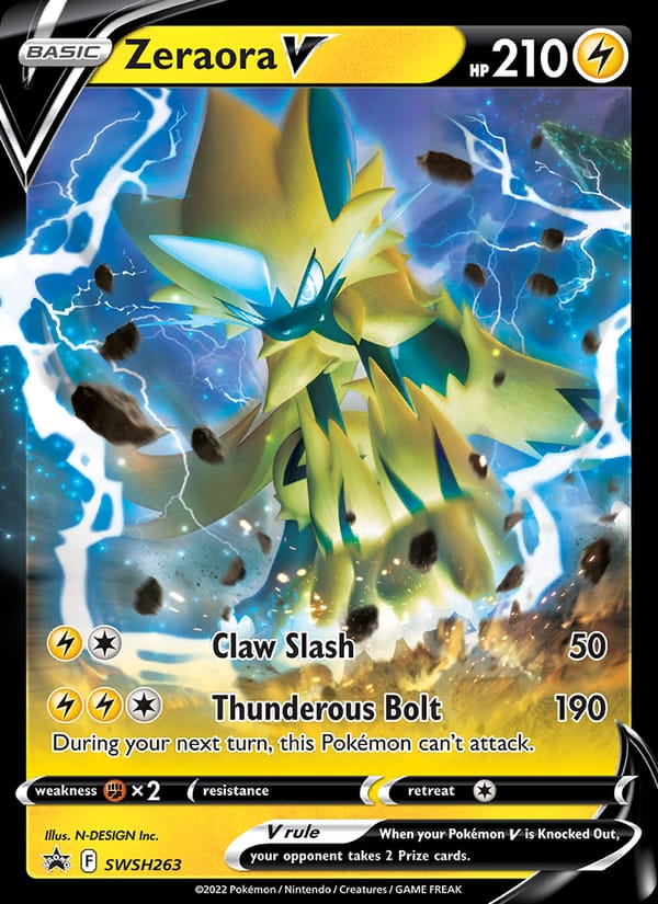 Zeraora V, SWSH: Sword & Shield Promo Cards · SWSH263
