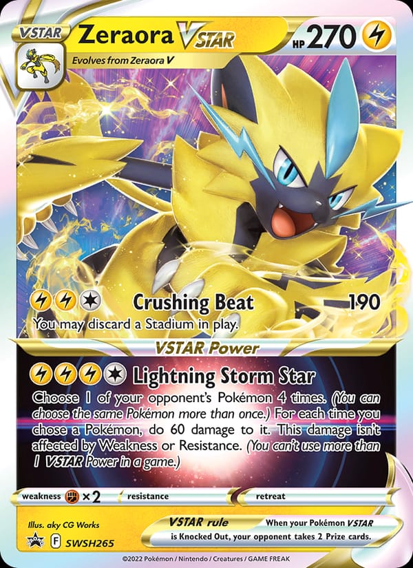 Zeraora VSTAR, Jumbo Cards · SWSH265