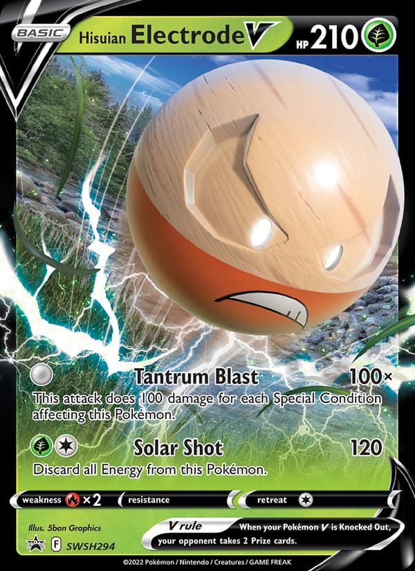 Hisuian Electrode V, Jumbo Cards · SWSH294