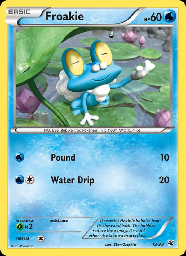 Froakie, Kalos Starter Set · 12/39
