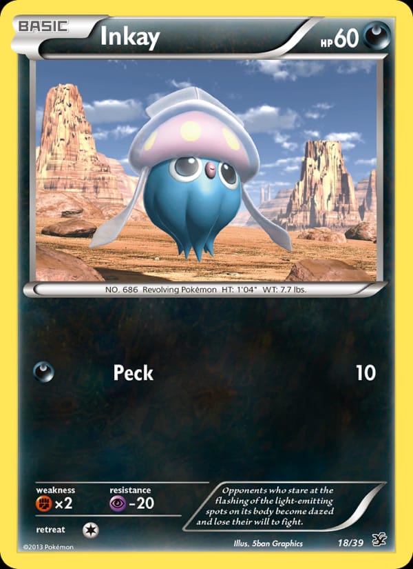 Inkay, Kalos Starter Set · 18/39