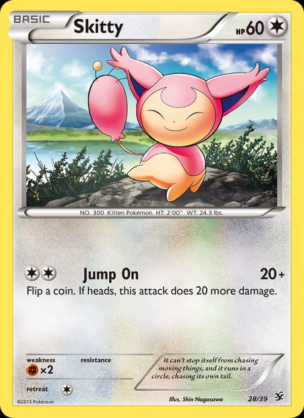 Skitty, Kalos Starter Set · 28/39