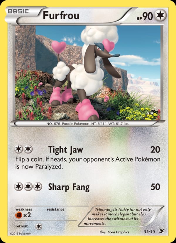 Furfrou, Kalos Starter Set · 33/39