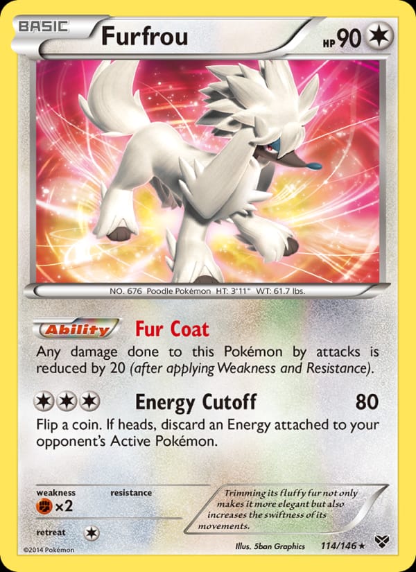 Furfrou, XY Base Set · 114/146