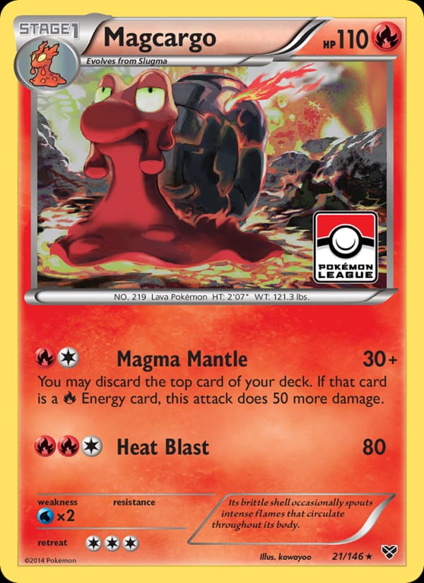 Magcargo, XY Base Set · 21/146