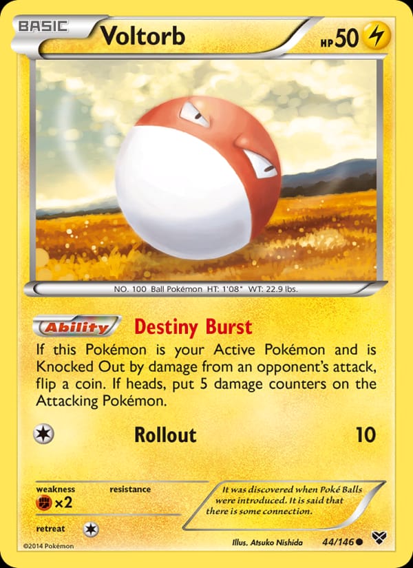 Voltorb, XY Base Set · 44/146