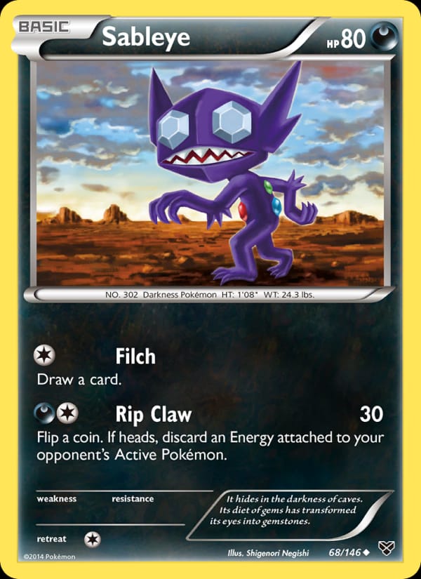 Sableye, XY Base Set · 68/146