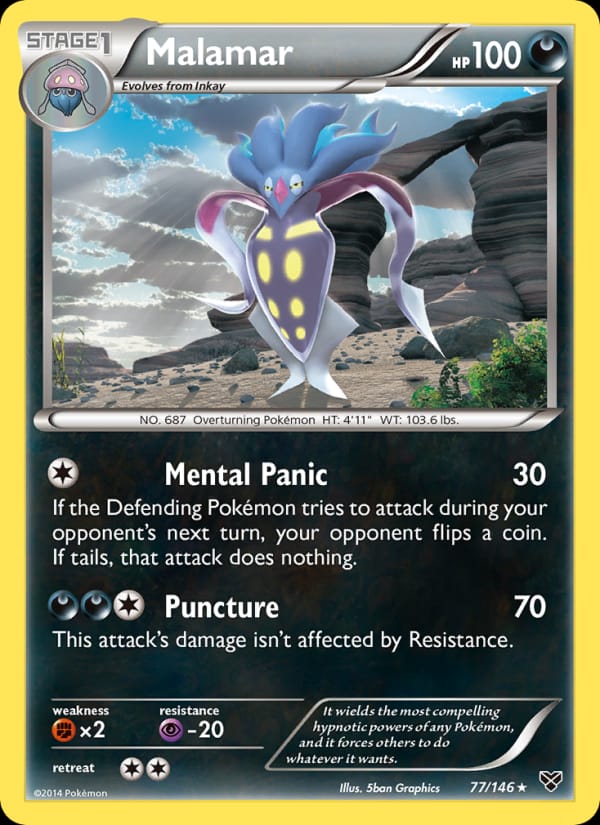 Malamar, XY Base Set · 77/146