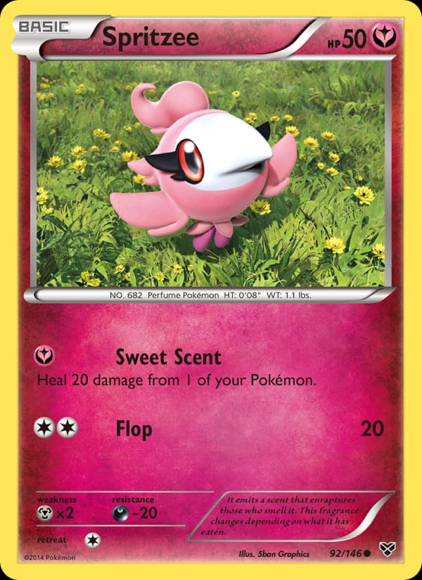 Spritzee, XY Base Set · 92/146