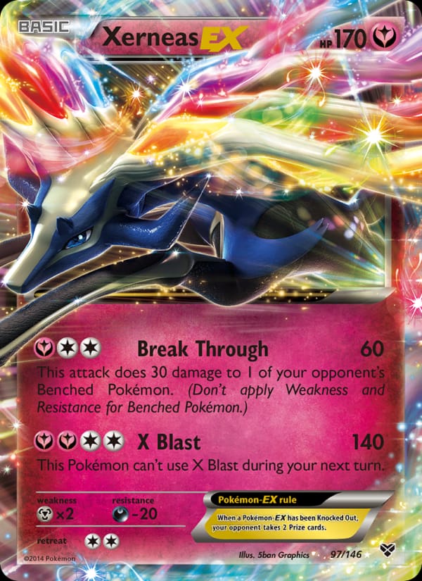Xerneas EX, XY Base Set · 97/146