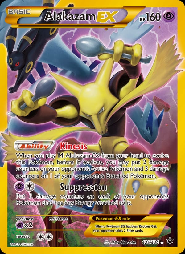 Alakazam EX, XY - Fates Collide · 125/124