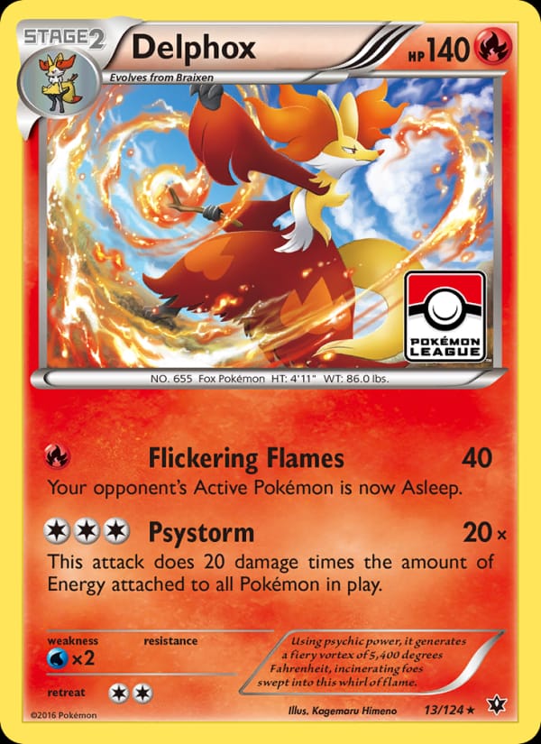 Delphox, XY - Fates Collide · 13/124