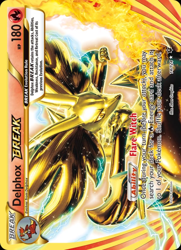 Delphox BREAK, XY - Fates Collide · 14/124