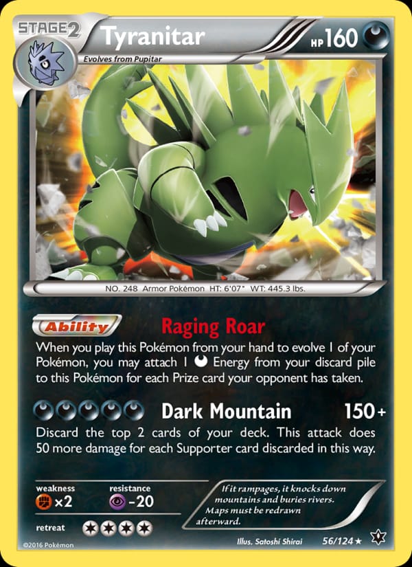 Tyranitar, XY - Fates Collide · 56/124