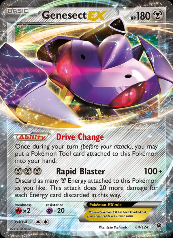 Genesect EX, XY - Fates Collide · 64/124