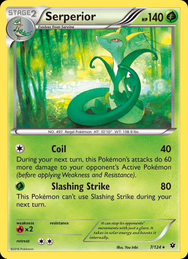 Serperior, XY - Fates Collide · 7/124