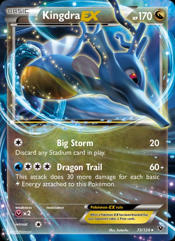 Kingdra EX, XY - Fates Collide · 73/124