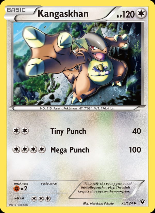 Kangaskhan, XY - Fates Collide · 75/124
