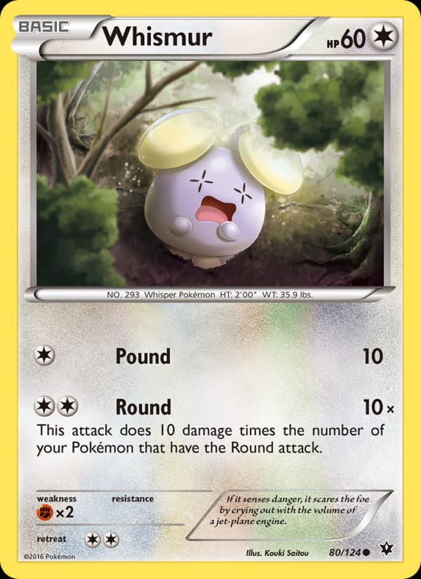 Whismur, XY - Fates Collide · 80/124