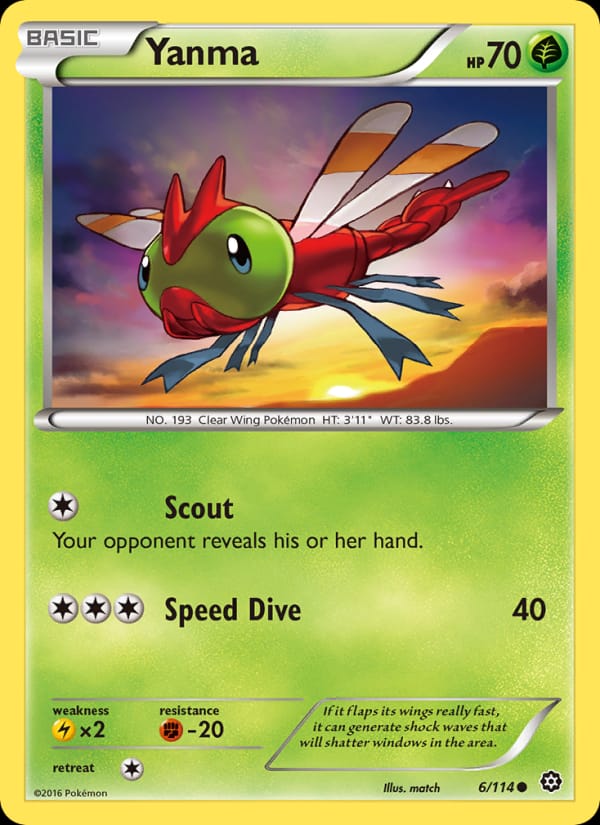 Yanma, XY - Steam Siege · 6/114
