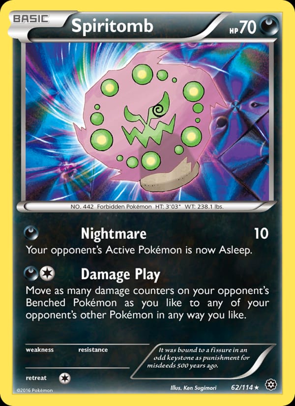Spiritomb, XY - Steam Siege · 62/114