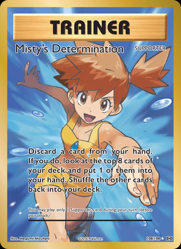 Misty's Determination, XY - Evolutions · 108/108