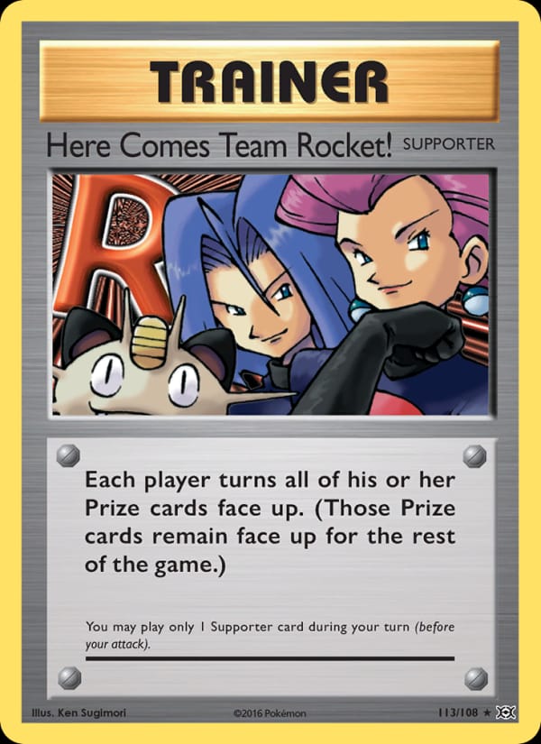 Here Comes Team Rocket!, XY - Evolutions · 113/108