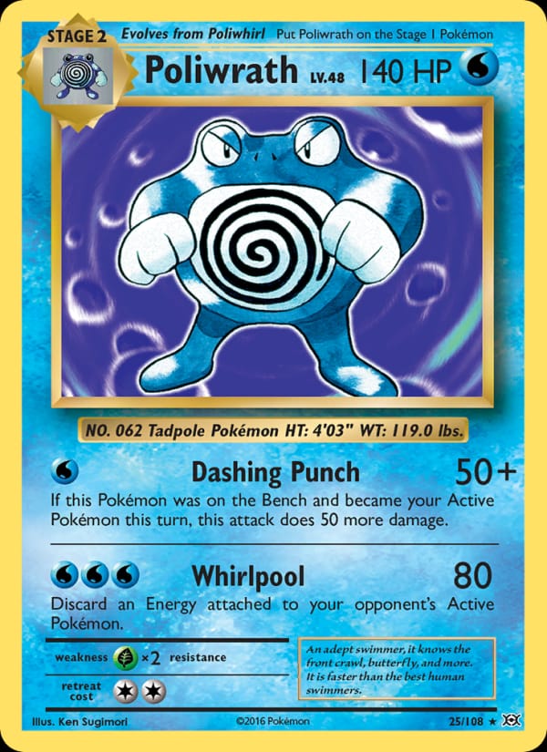 Poliwrath, XY - Evolutions · 25/108
