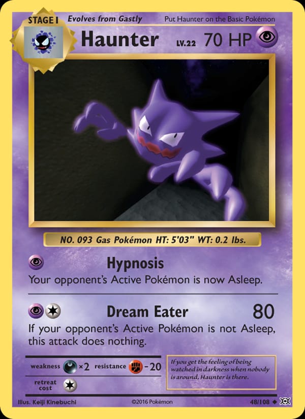 Haunter, XY - Evolutions · 48/108
