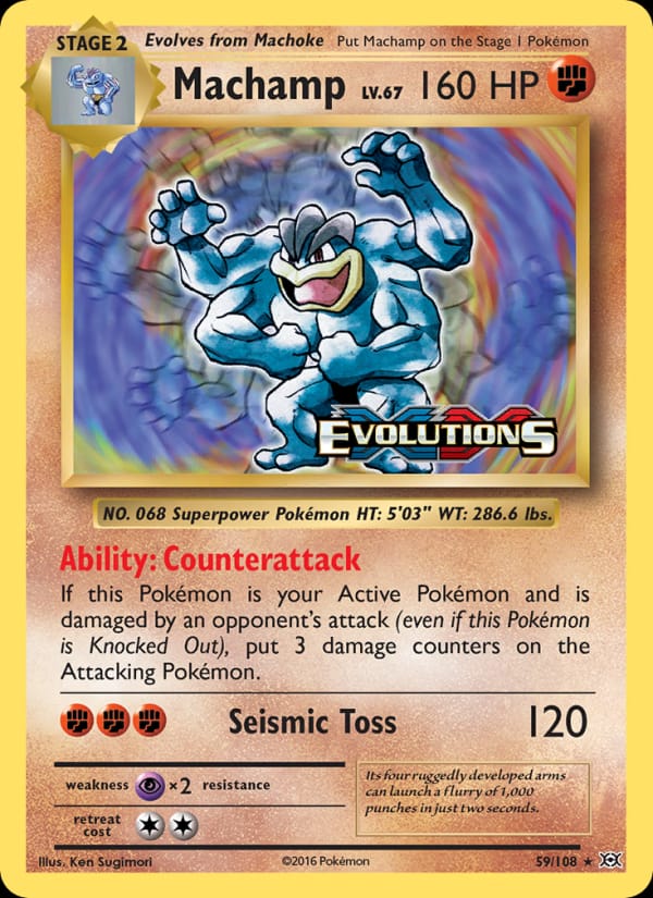 Machamp, XY - Evolutions · 59/108