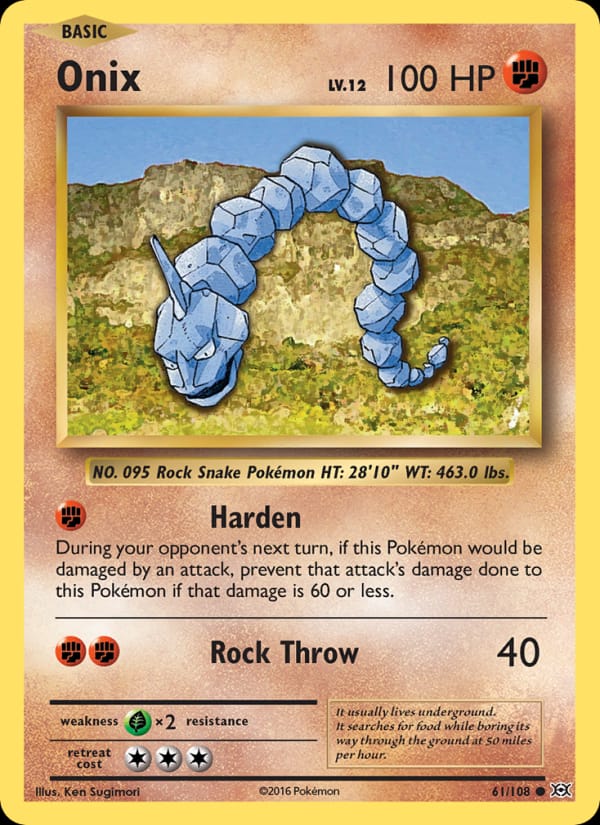 Onix, XY - Evolutions · 61/108