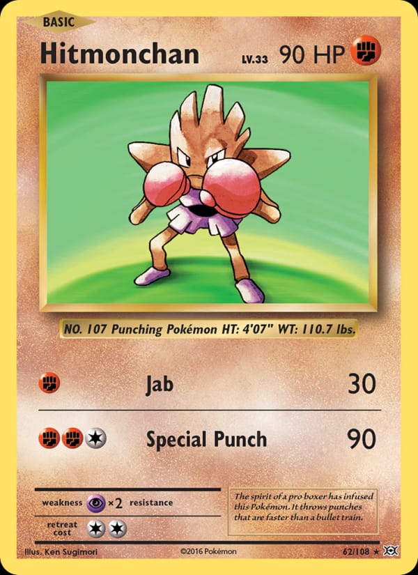 Hitmonchan, XY - Evolutions · 62/108