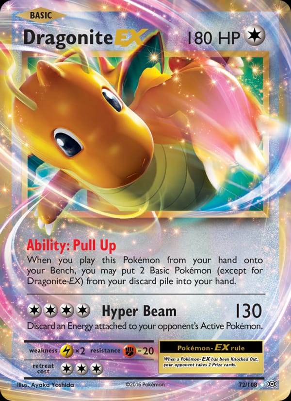 Dragonite EX, XY - Evolutions · 72/108