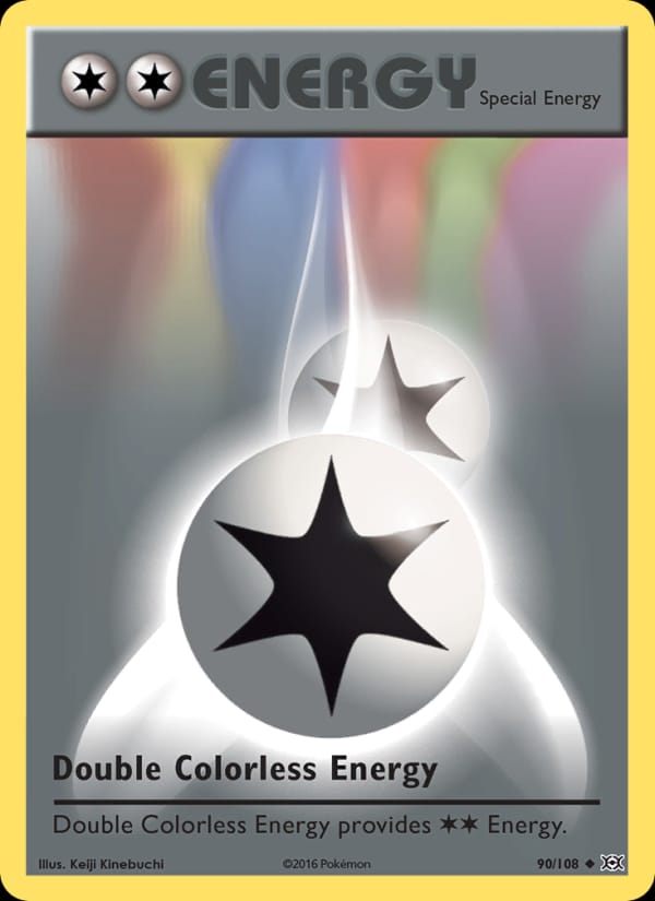 Double Colorless Energy, XY - Evolutions · 90/108