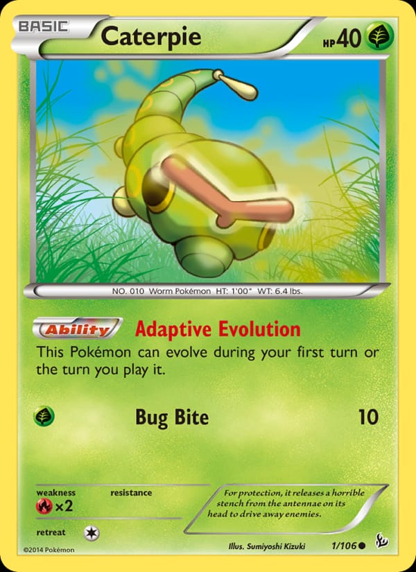 Caterpie, XY - Flashfire · 1/106