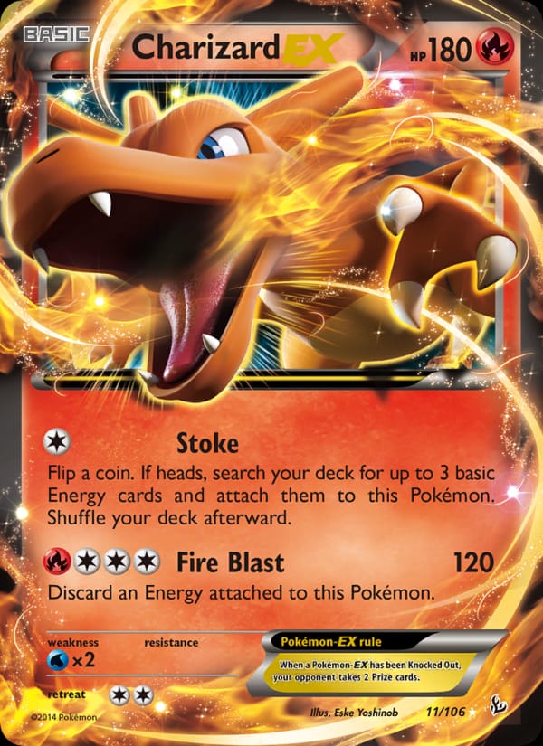 Charizard EX, XY - Flashfire · 11/106