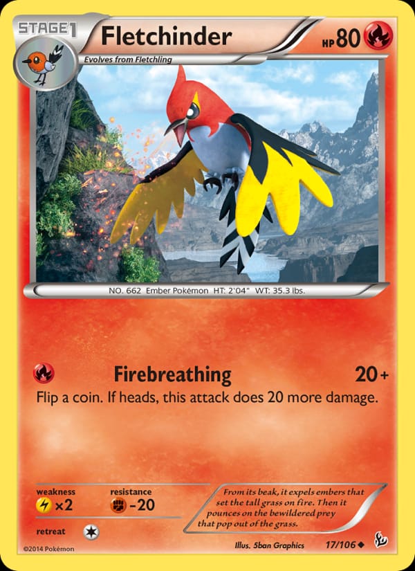 Fletchinder, XY - Flashfire · 17/106