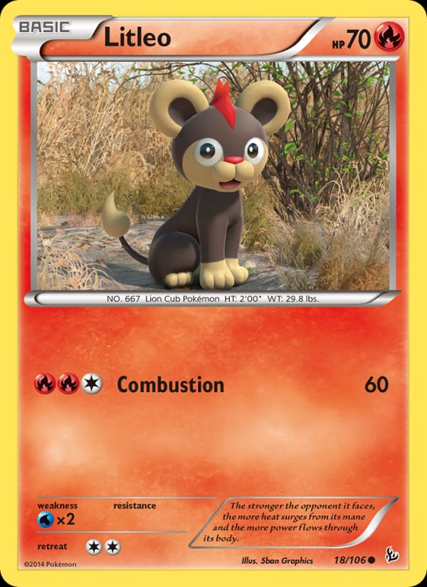 Litleo, XY - Flashfire · 18/106