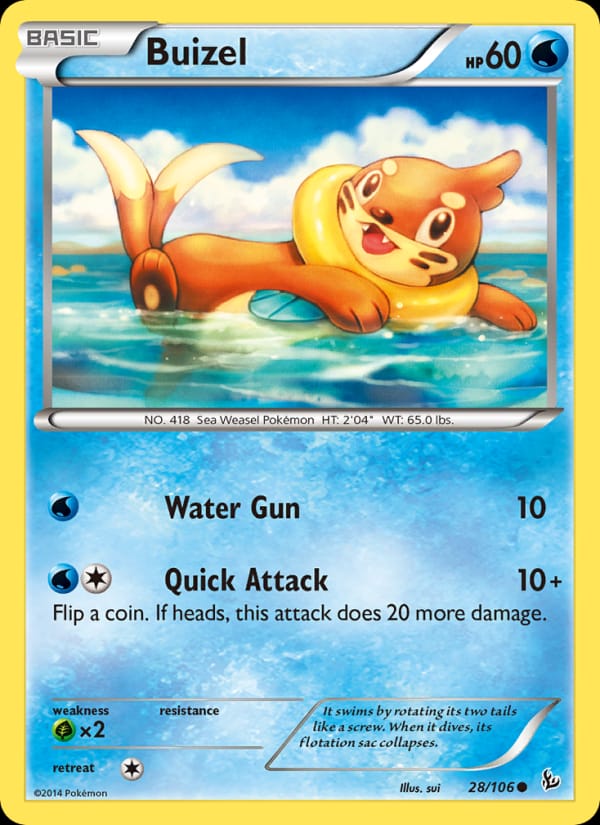 Buizel, XY - Flashfire · 28/106
