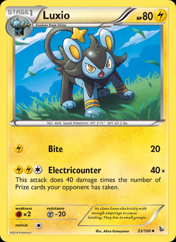 Luxio, XY - Flashfire · 33/106
