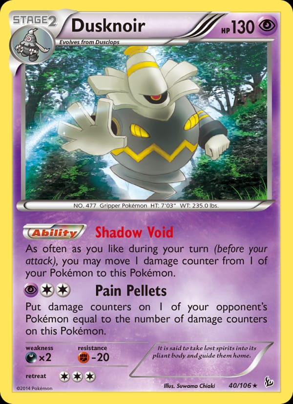 Dusknoir, XY - Flashfire · 40/106