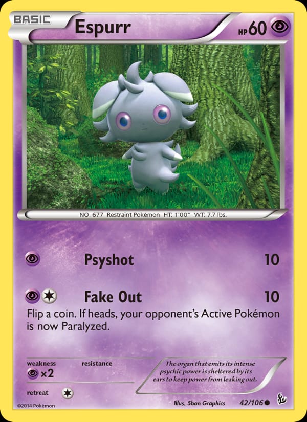 Espurr, XY - Flashfire · 42/106