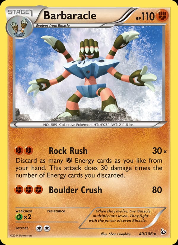 Barbaracle, XY - Flashfire · 49/106