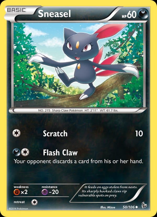 Sneasel, XY - Flashfire · 50/106
