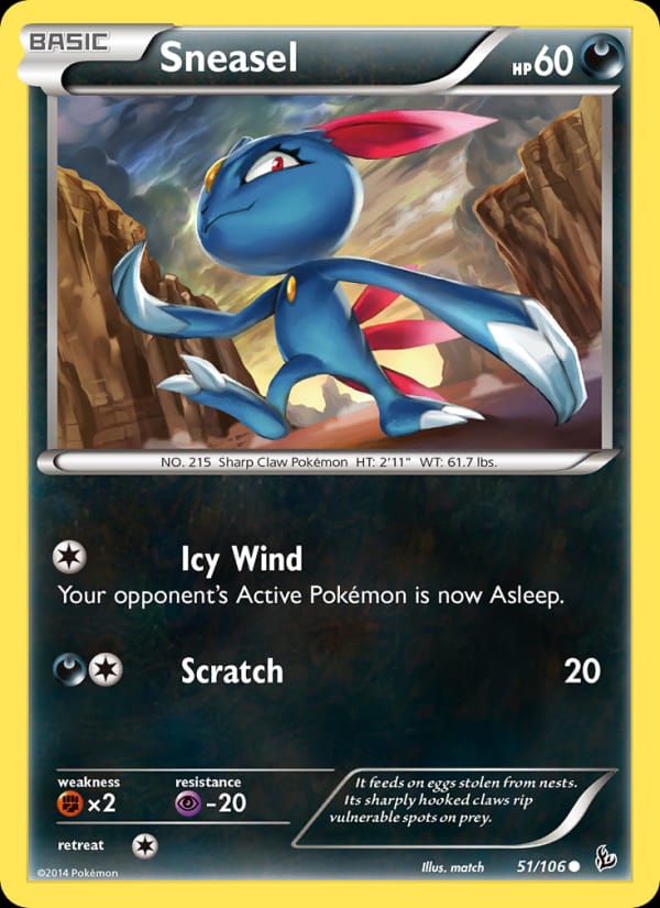 Sneasel, XY - Flashfire · 51/106