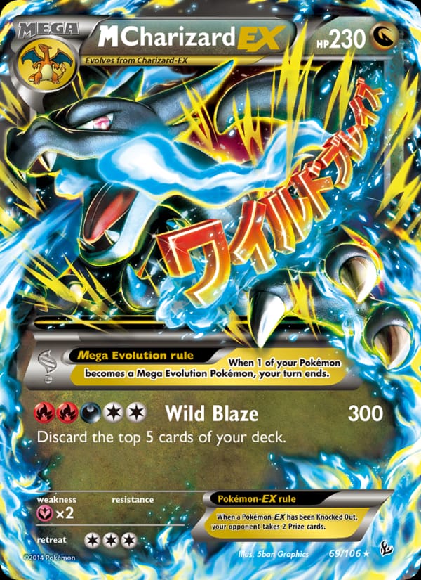 M Charizard EX, XY - Flashfire · 69/106