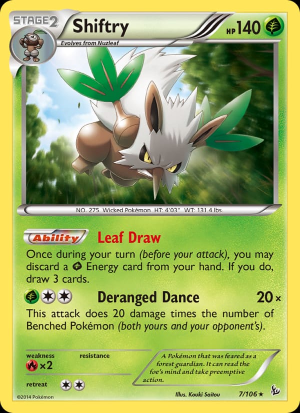 Shiftry, XY - Flashfire · 7/106